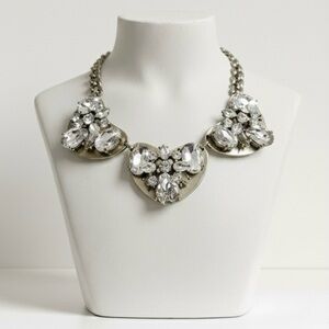 Crystals statement neck piece